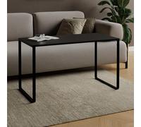 AKKE Table Basse Rectangulaire avec Pieds en Métal Plateau Laminé Hauteur 55 cm Table De Salon Style Loft Crespo