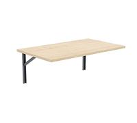 AKKE Table Pliante Murale 100 cm x 40 cm pour Cuisine Petit Bureau Petit Espace Enfant Bureaux Meubles Table à Manger Pliable Rabattable