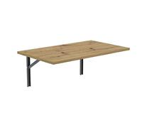 AKKE Table Pliante Murale 100 cm x 60 cm pour Cuisine Petit Bureau Petit Espace Enfant Bureaux Meubles Table à Manger Pliable Rabattable