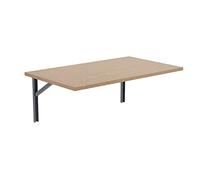 AKKE Table Pliante Murale 100 cm x 60 cm pour Cuisine Petit Bureau Petit Espace Enfant Bureaux Meubles Table à Manger Pliable Rabattable