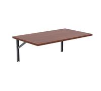 AKKE Table Pliante Murale 120 cm x 60 cm pour Cuisine Petit Bureau Petit Espace Enfant Bureaux Meubles Table à Manger Pliable Rabattable