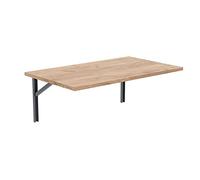 AKKE Table Pliante Murale 60 cm x 60 cm pour Cuisine Petit Bureau Petit Espace Enfant Bureaux Meubles Table à Manger Pliable Rabattable