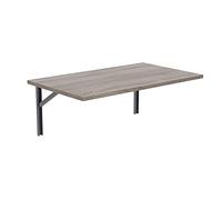 AKKE Table Pliante Murale 60 cm x 60 cm pour Cuisine Petit Bureau Petit Espace Enfant Bureaux Meubles Table à Manger Pliable Rabattable