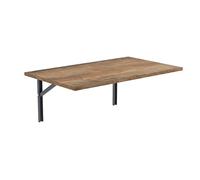 AKKE Table Pliante Murale 70 cm x 60 cm pour Cuisine Petit Bureau Petit Espace Enfant Bureaux Meubles Table à Manger Pliable Rabattable