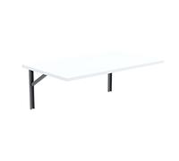 AKKE Table Pliante Murale 80 cm x 35 cm pour Cuisine Petit Bureau Petit Espace Enfant Bureaux Meubles Table à Manger Pliable Rabattable