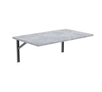AKKE Table Pliante Murale 80 cm x 40 cm pour Cuisine Petit Bureau Petit Espace Enfant Bureaux Meubles Table à Manger Pliable Rabattable