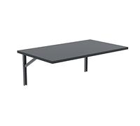 AKKE Table Pliante Murale 80 cm x 60 cm pour Cuisine Petit Bureau Petit Espace Enfant Bureaux Meubles Table à Manger Pliable Rabattable