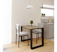 AKKE Trüffel LOFT Table avec pieds noirs LxlxH : 110x65x75 cm