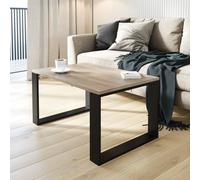 AKKE Trüffel Table basse avec pieds noirs LxlxH : 100x60x45 cm