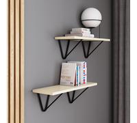 AKKE Vanille Étagère suspendue WIRE moderne LOFT-style L x l : 70 x 20 cm
