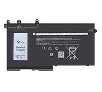 AKKEE 51Wh 93FTF Laptop Batterie pour Dell Latitude 5580 5590 5591 5480 5490 5491 5495 5280 5288 5488 E5280 E5480 E5580 E5590 Precision 15 3520 3530 M3520 M3530 D4CMT 083XPC