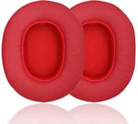 Akkiv Coussinets de rechange compatibles avec casque Skullcandy Hesh3 Hesh ANC Crusher360 Crusher sans fil Hesh Evo Venue ANC Crusher Evo Crusher ANC Cuir protéiné et mousse à mémoire de forme (rouge)