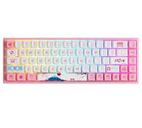 Akko 3068B Plus Tokyo RGB Clavier Gaming Mécanique, 3 Mode (BT5.0/2.4Ghz/Tipe C) Mini Layout Compute Keyboard avec 5 Pin Hot Swap, Tactile Switch, PBT Dye-Sub Keycap, Full Anti-Ghosting