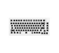Akko 5075B Via Barebone Gaming Tastatur, 75% - ANSI, Moon White