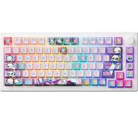 Akko 7th Anniversary MOD007B Clavier de jeu PC sans fil RGB hot-swap montage étanche (Akko jaune crème interrupteur magnétique)