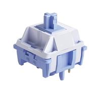 Akko Commutateur de clavier miroir, commutateurs linéaires 37gf à 5 broches, avec structure MX standard, commutateurs à clé pré-lubrifiés pour kit de bricolage/clavier mécanique (45 pièces, miroir)