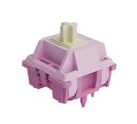 Akko Commutateur V3 pour Clavier mécanique, commutateurs tactiles, 5 Broches 30-55 GF, Fente LED RVB, commutateur à clé MX pour Clavier de Jeu/kit de Bricolage (45 pièces, Violet crémeux)