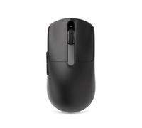 Akko Dash Master Souris de jeu sans fil, taux d'interrogation 8K avec capteur optique PAW3955, jusqu'à 65 000 DPI, commutateurs optiques, BT/2,4 G/souris d'ordinateur symétrique filaire, noir