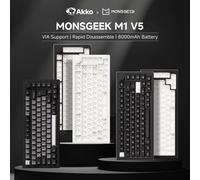 Akko MonsGeek M1 V5 clavier mécanique à trois modes/Kit Barebone VIA 75% 3/5 broches personnalisé échange à chaud RGB joint de démontage rapide ISO Black Kit