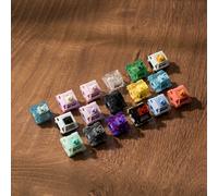 Akko V3 Pro commutateurs interrupteur Tactile/Linéaire pour clavier mécanique 45 pièces Pack remplaçable Outemu Gateron Cherry MX interrupteur à touches V3 Lavender PL Pro