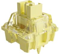 Akko V3 Pro Switches pour clavier de jeu mécanique 45 pièces (5 broches, 50gf linéaire, crème jaune )