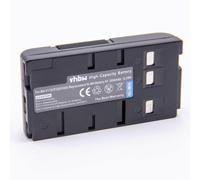 Akku compatible avec les camescopes Blaupunkt SCR-250, SC-634, ST-634, CC-664, CC-695, CC-684, SC-625 (2000 mAh, 6 V, NiMH)