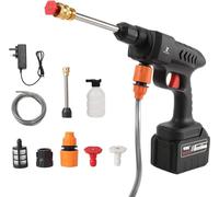 Akku Hochdruckreiniger, Drahtlose Hochdruck-Autowaschanlage Pistole 20 000 mAh/30 000 mAh Schaumgenerator Spray Cleaner Auto Waschmaschine, Geeignet für das Waschen von Autos/Zäunen (30 000 mAh)