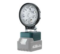 Akku Lampe pour Makita 18 V, 27 W LED Arbeitsleuchte, LED Baustrahler, Tragbares Baustellen Lampe pour Camping, Autoradien, Baustelle, Notfall (Ohne Akku)