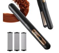 Akku-Lockenstab | Schnell Erhitzender Lockenstab Mit 3 Temperatureinstellun | Haarglätter Und Lockenwickler Für - Frauen, Mädchen, Damen, Ehefrauen, Mütter, Reisende, Bräute, Zuhause, Salon, Urlaub, Tägl