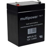 akku-net Batterie au plomb (multipower) MP2,9-12, 12 V, acide au plomb