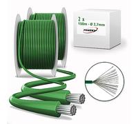 Akku-net Câble de délimitation universel de 300 m (2 x 150 m) pour robot tondeuse à gazon - Compatible avec Gardena, Husqvarna Automower, Worx, Robomow, Honda - Fil de délimitation robuste de 2,7 mm