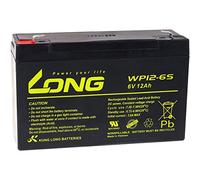 akku-net KungLong WP12-6S Batterie au plomb compatible avec Yuasa type NP12-6 6 V 12 Ah 6 V