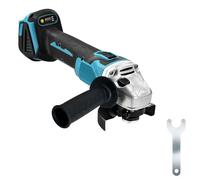 Akkuflex Meuleuse d'angle sans fil, compatible avec batterie Makita, disque de tronçonneuse sans balais pour travaux de coupe, de ponçage et de polissage (boîtier uniquement)