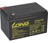 Akkuman Akkutechnik Batterie au plomb 12 V 12 Ah AGM WP12-12 F1 compatible LC-RA1212PG LC-RA1212PG1 Exide Powerfit S312/12S NP12-12