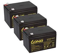 Akkuman.de Akkutechnik vom Fachmann 36 V 14 Ah - 3 batteries AGM BLEI 12 V 14 Ah - Compatible avec scooter électrique