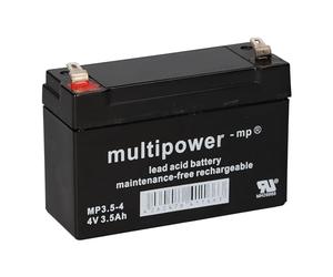 Akkuman.de Akkutechnik vom Fachmann Batterie compatible Sunshine A504/3,5S 4 V 3,5 Ah AGM