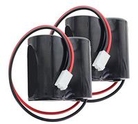 AkkuShop-Artikel Batterie Boutique Lot de 2 Batterie de rechange pour Abus fu2986, FU8220, fu8222, compatible pour Secvest 2 WAY Radio Sirène extérieure (Attention polung)