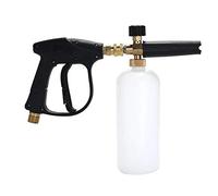 AKLOSIPY 1/4 Pouce en Mousse de Neige Lance Lance-Boucle Pulvérisateur de Lave-Auto Buse de Pulvérisation de Lavage de Voitures avec Buse de Matériau en Cuivre Robuste pour Les Détails