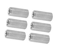 AKLOSIPY 10 Pièces M8 * 20 en Acier au Carbone Al Manchon écrou Entretoise Tige Attaches Filetées écrou Hexagonal Fixation pour Usage Industriel (M8*30)