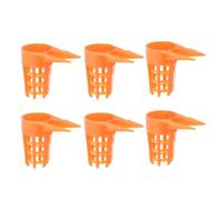 AKLOSIPY 20 Pcs Cages d'abeilles Petites Cellules d'abeilles Protectrices en Plastique Couvrent l'apiculture avec Conception de Support Pratique