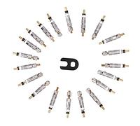 AKLOSIPY 20pcs Outil de Suppression de Soupape Pneu Vélo Français pour Les Vélos Montagne et Route - Installation Facile et épreuve