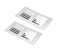 AKLOSIPY 2pcs Marine Marine en Acier Inoxydable Air Panneau de Ventilation de Ventilation à Perspectives de Ventilation de Ventilation 316 Couvercle de Ventilation de Plafond Mur en