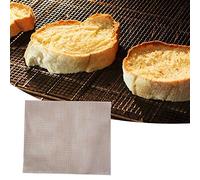 AKLOSIPY 3pcs Tapis de Gril à Barbecue Antiadhésifs Réutilisables, Feuilles de Maille Thermique pour Gaz, Charbon de Bois et Grils électriques (Marron 36 * 42cm)