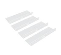 AKLOSIPY 4 étagères de Pack C Ylic Ing pour Rangement élégant et Affichage dans n'importe Quelle Pièce