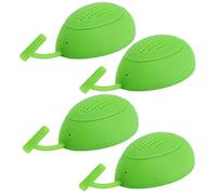 AKLOSIPY 4pcs Cermeuse d'infuseur à thé à Feuilles de Silicone de qualité Alimentaire - Outils à Mailles Ultra-fins pour le thé à Chaque Fois