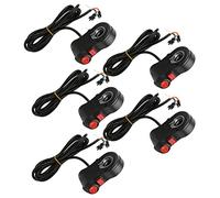 AKLOSIPY 5 interrupteurs poussoirs marche/arrêt avec position 3 vitesses pour accessoires de vélo électrique, affichage en temps réel de la tension de la batterie