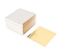 AKLOSIPY 500pcs Feuilles de Feuilles en or Premium pour les Arts et l'artisanat, Imitation Polyvalente Foil d'or pour la Domination, la Peinture et la Décoration de la Maison