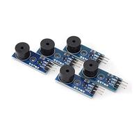 AKLOSIPY 5PCS Module de Buzzer Passif Capteur de Faible Son 3,3V-5V Lecteur de Commande à 3 Broches Compatible avec Le Kit de Fabricant de Système d'alarme de Projets Electroniques