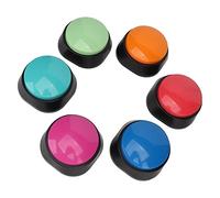 AKLOSIPY 6PCS Buttes d'enregistrement Vocal Personnalisables - 30 Secondes Talking Pet Training Buzzer pour des Activités Améliorées et Amusantes