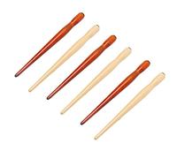 AKLOSIPY 6PCS Comic Stylo Spolder Set - Bois avec une Prise Confortable pour le Dessin, la Rédaction et la Calligraphie